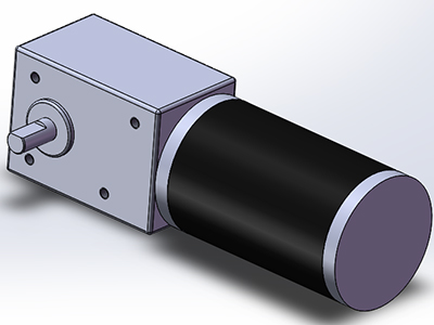 Helical Worm Geared Motor