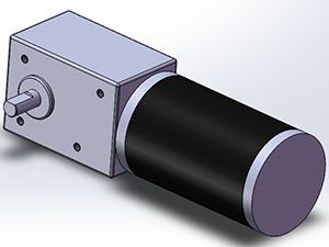 Electric motor for clamping unit of laser cutting machine