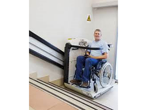 Electric motor used in wheelchair stairlift