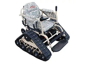 Electric motor used in all-terrain wheelchair